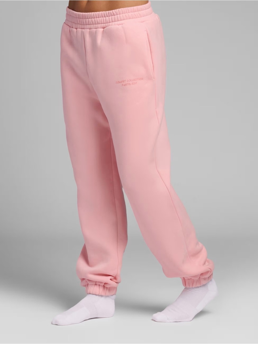 COMFRT EUC Limited Edition Pastel Bubblegum Pink Jogger Sweatpants Womens Size L